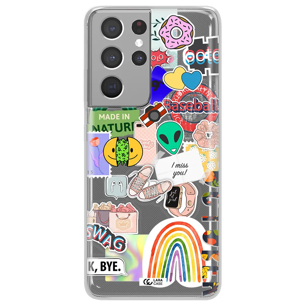 I Miss You Samsung S21 Ultra Clear TPU Case