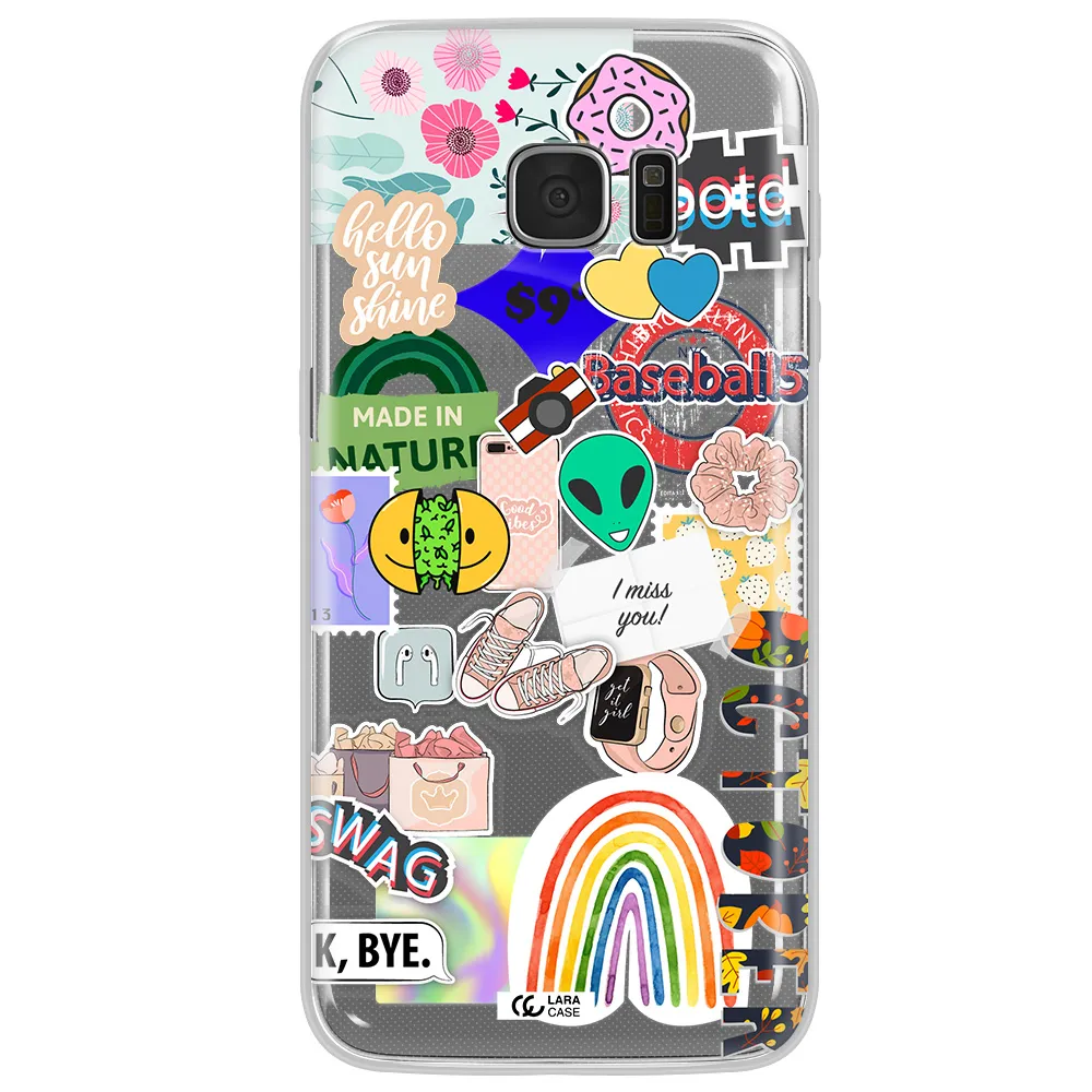 I Miss You Samsung S7 Edge Clear TPU Case