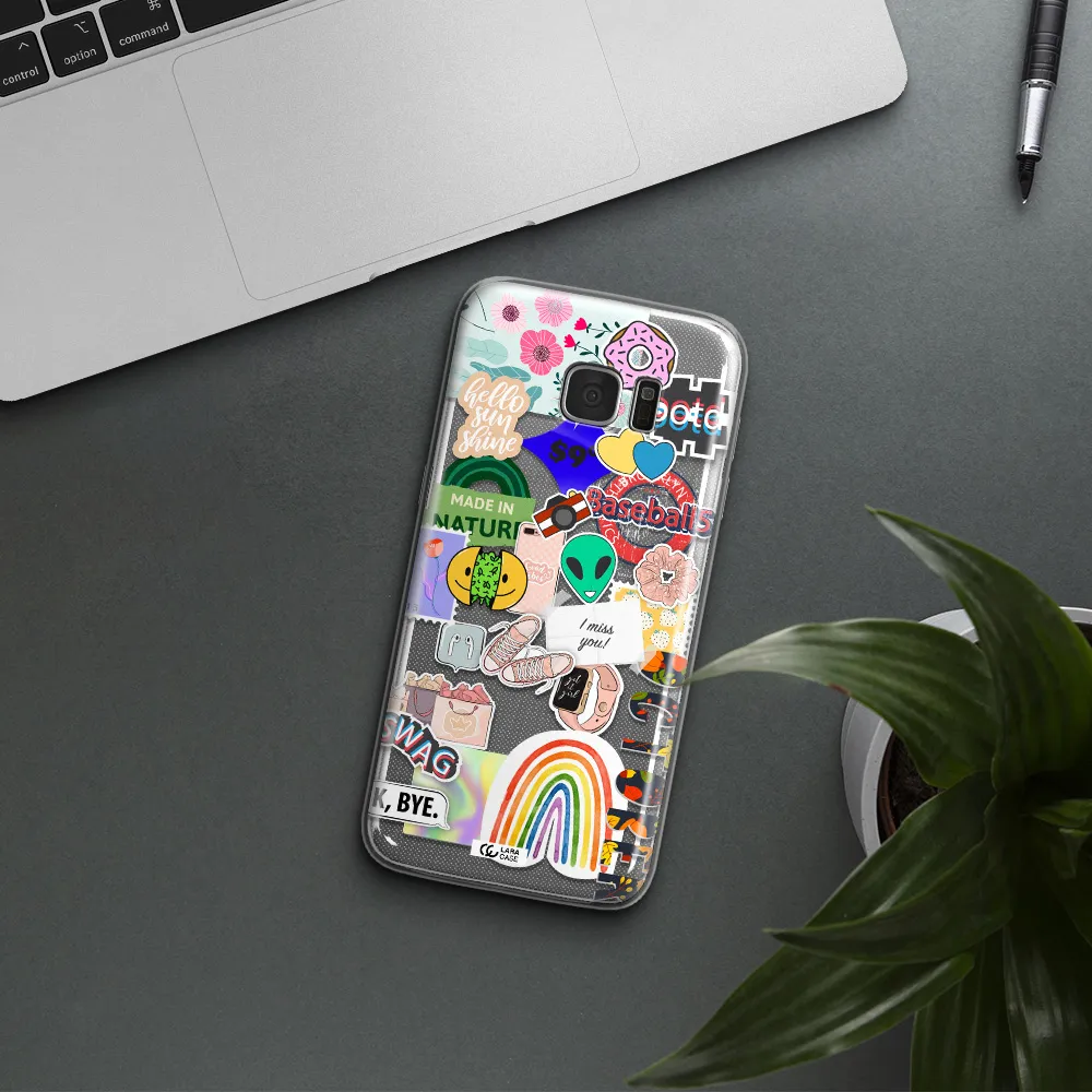 I Miss You Samsung S7 Edge Clear TPU Case