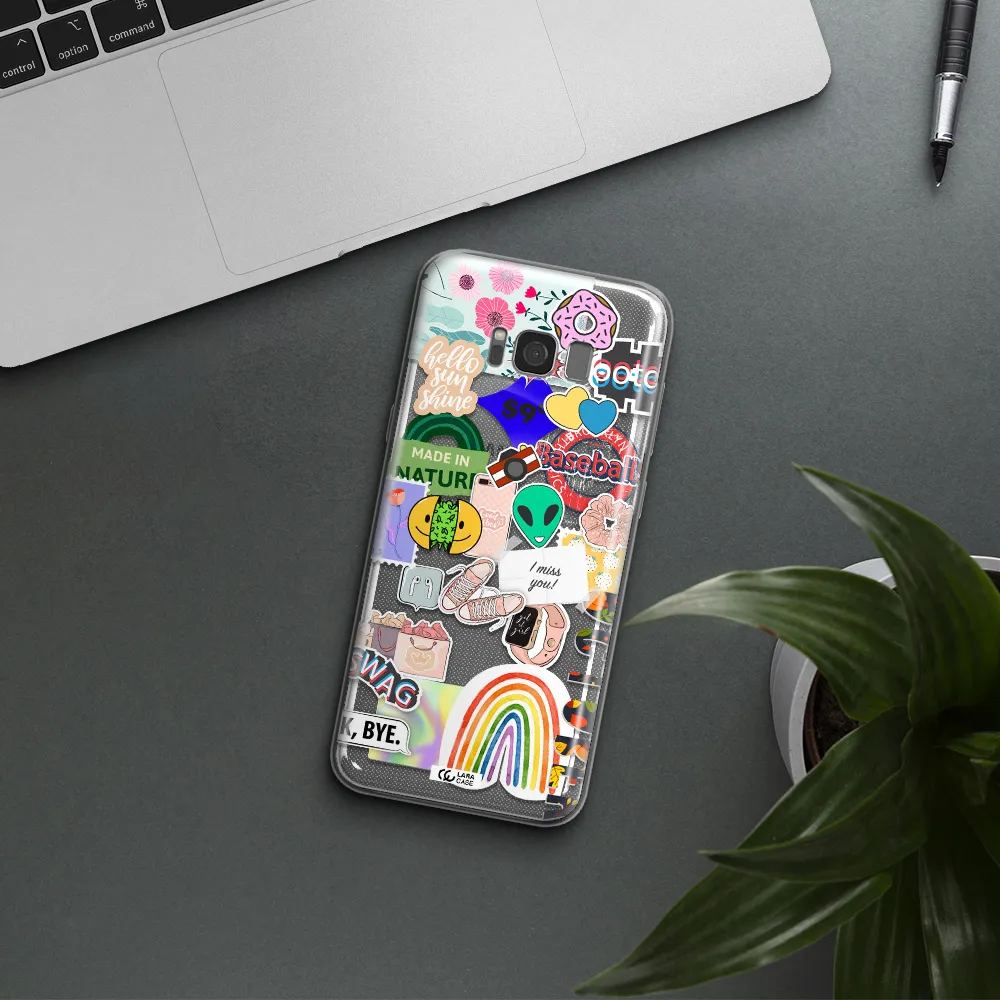 I Miss You Samsung S8 Clear TPU Case