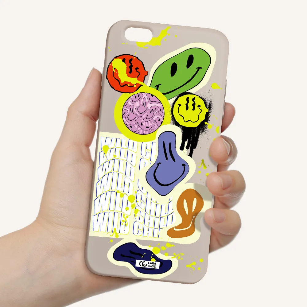 Colorful Emojis Apple iPhone 6 s plus Silicone Stone Case
