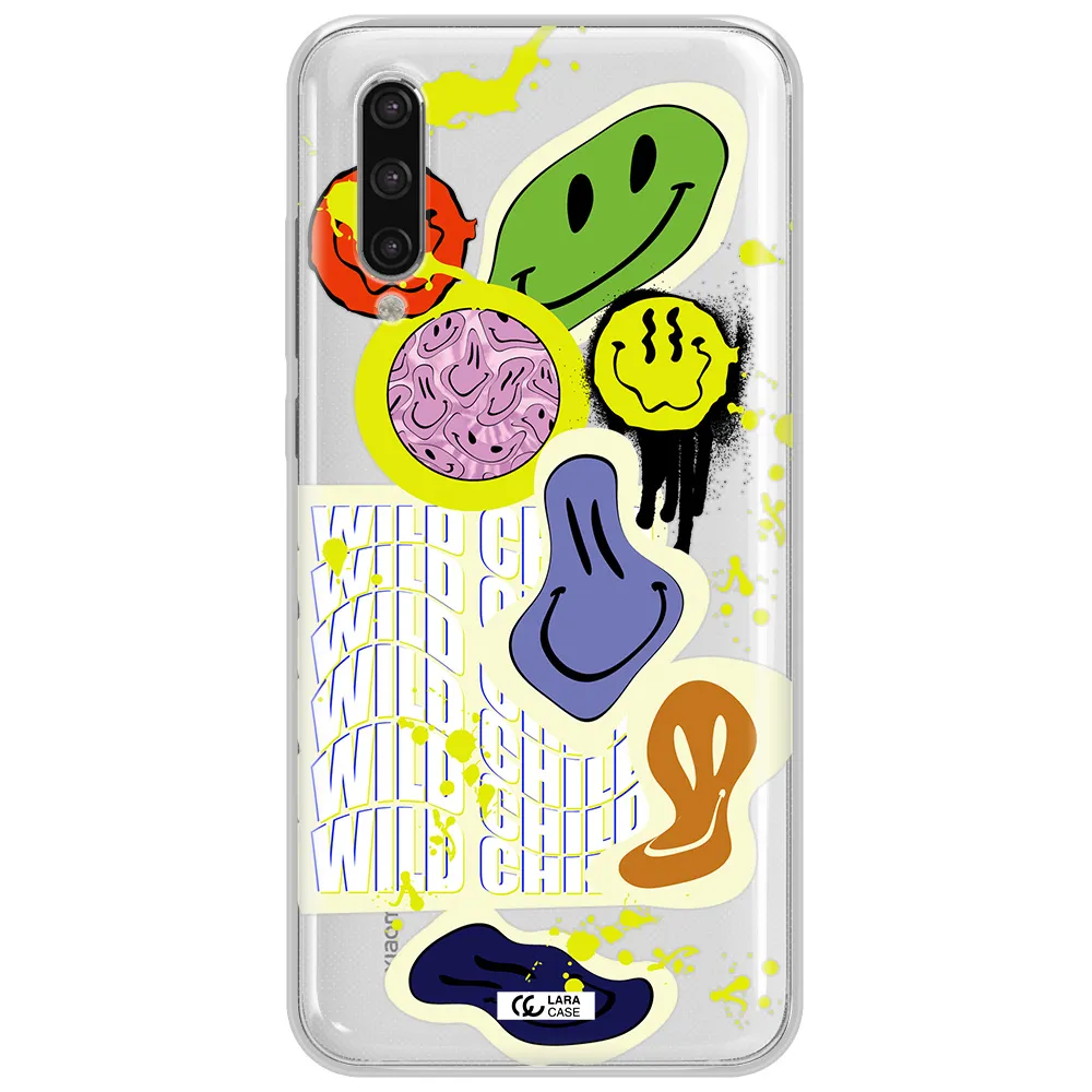 Colorful Emojis Xiaomi Mi 9 Lite Clear Tpu Case