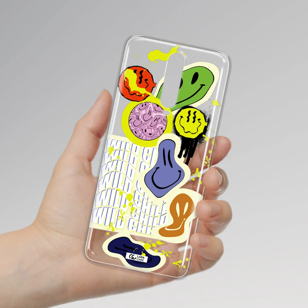 Colorful Emojis Xiaomi Redmi K30 Clear TPU Case