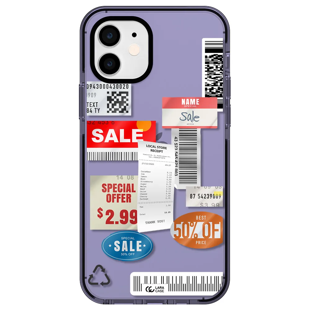Sale Stickers Apple iPhone 11 impact Lilac Case