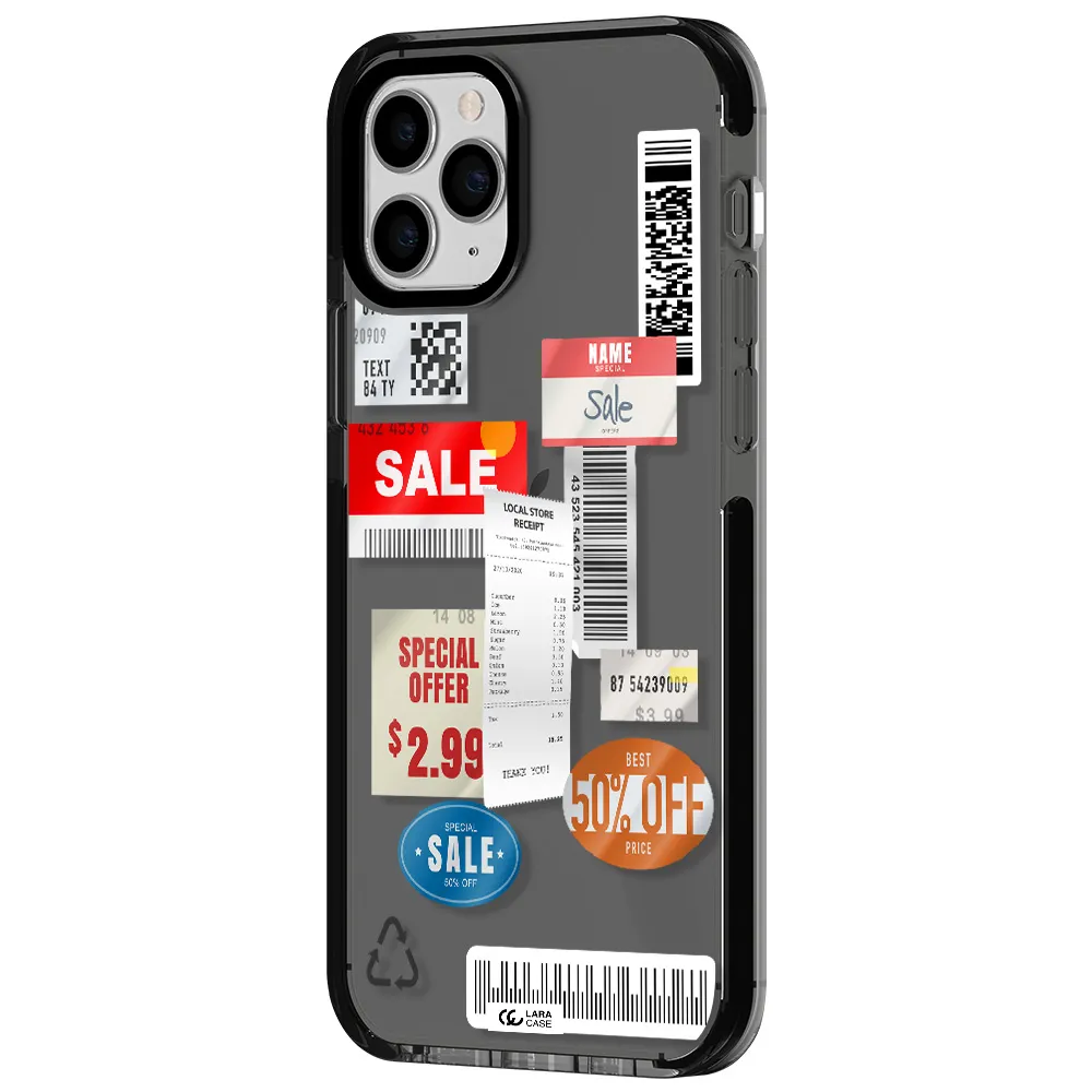 Sale Stickers Apple iPhone 11 pro impact Smoke Black Case