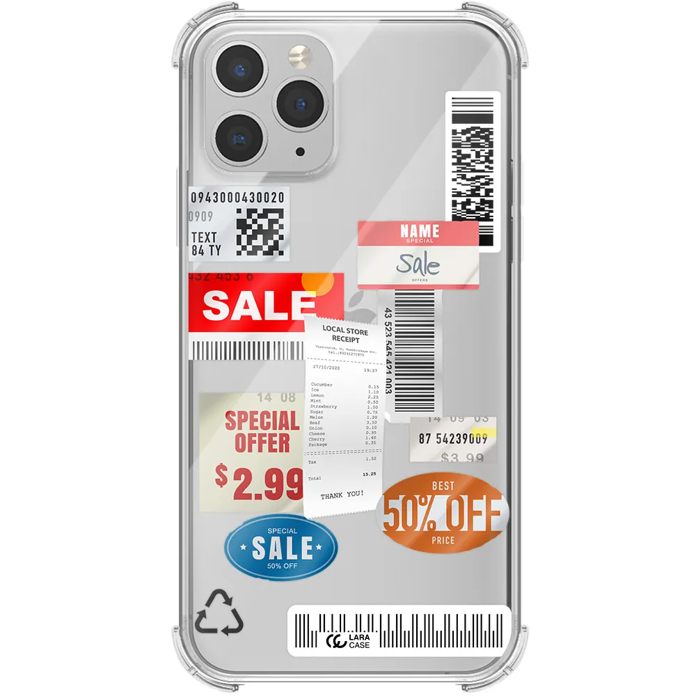 Sale Stickers Apple iPhone 11 pro max Clear PC Case
