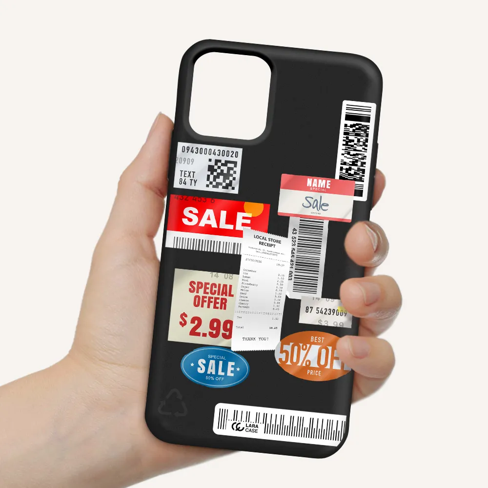 Sale Stickers Apple iPhone 11 pro Silicone black Case