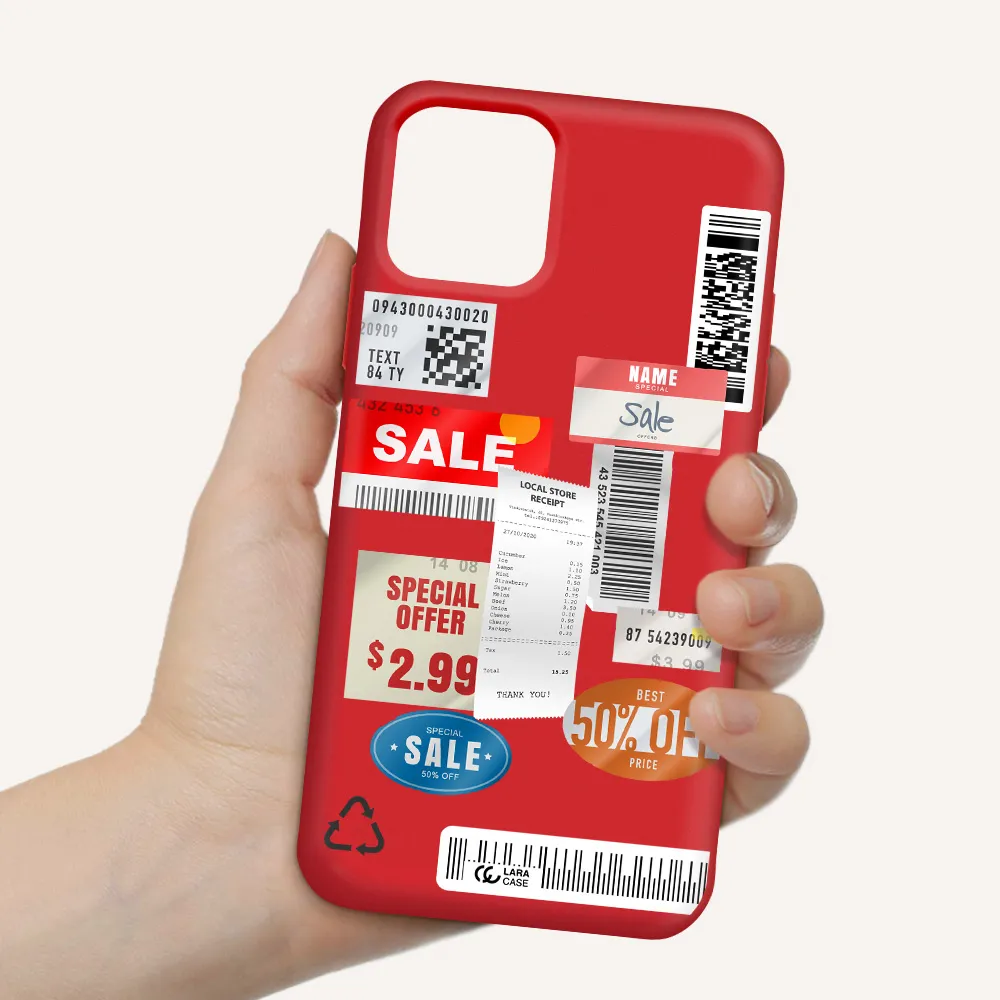 Sale Stickers Apple iPhone 11 pro Silicone Imperial Red Case