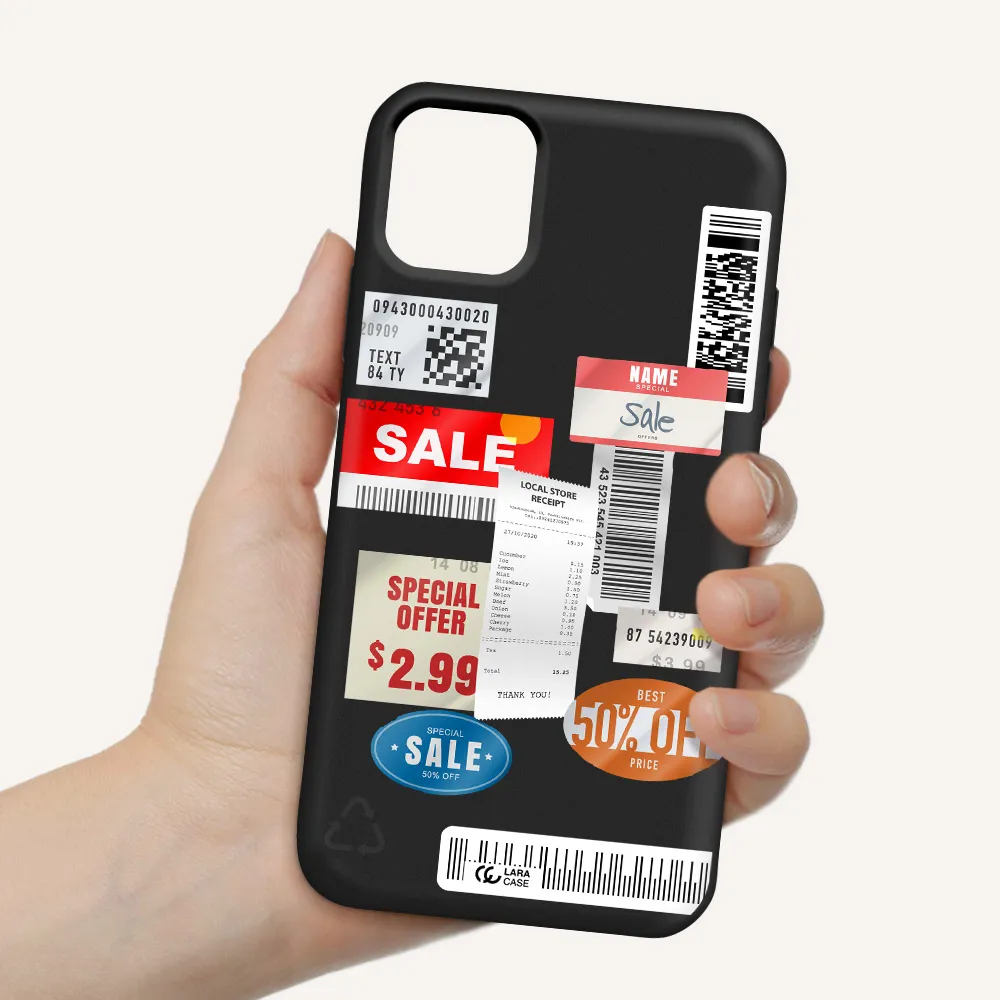 Sale Stickers Apple iPhone 11 Silicone black Case