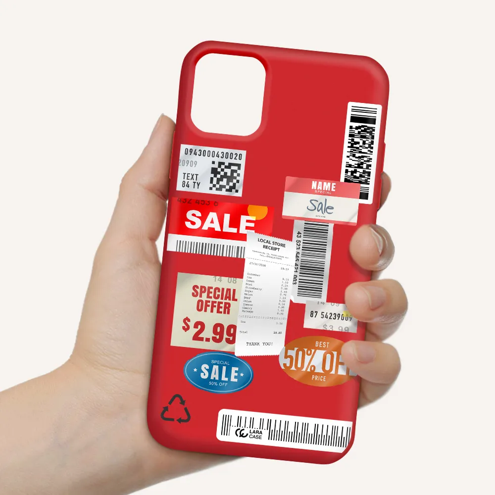 Sale Stickers Apple iPhone 11 Silicone Imperial Red Case