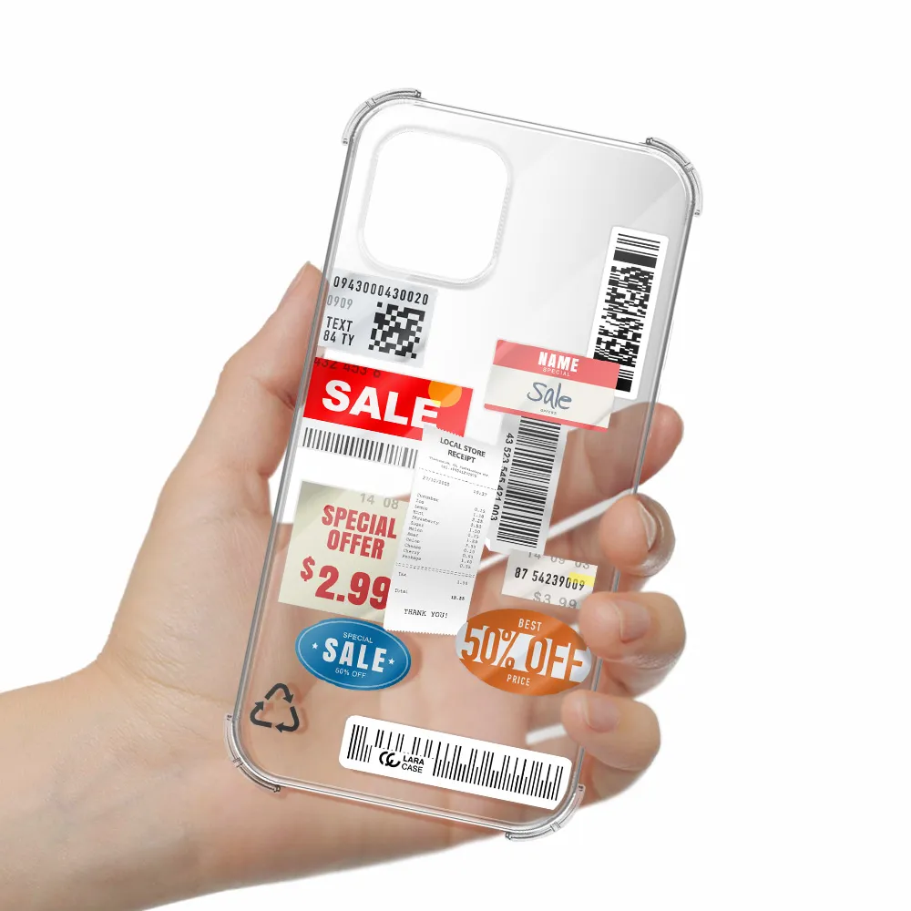 Sale Stickers Apple iPhone 12 Clear PC Case
