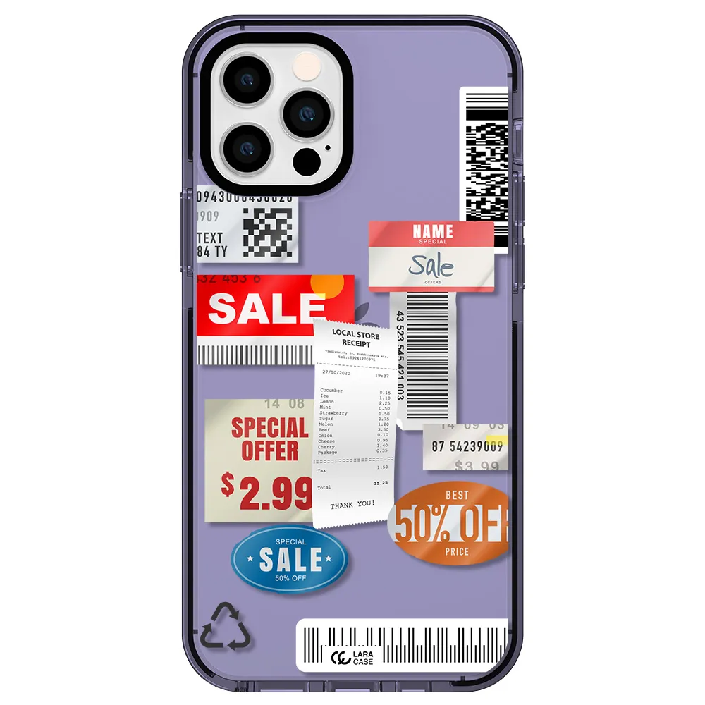 Sale Stickers Apple iPhone 12 pro impact Lilac Case