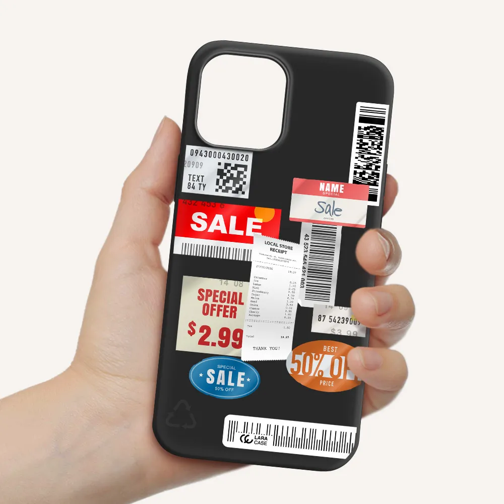 Sale Stickers Apple iPhone 12 pro max Silicone black Case