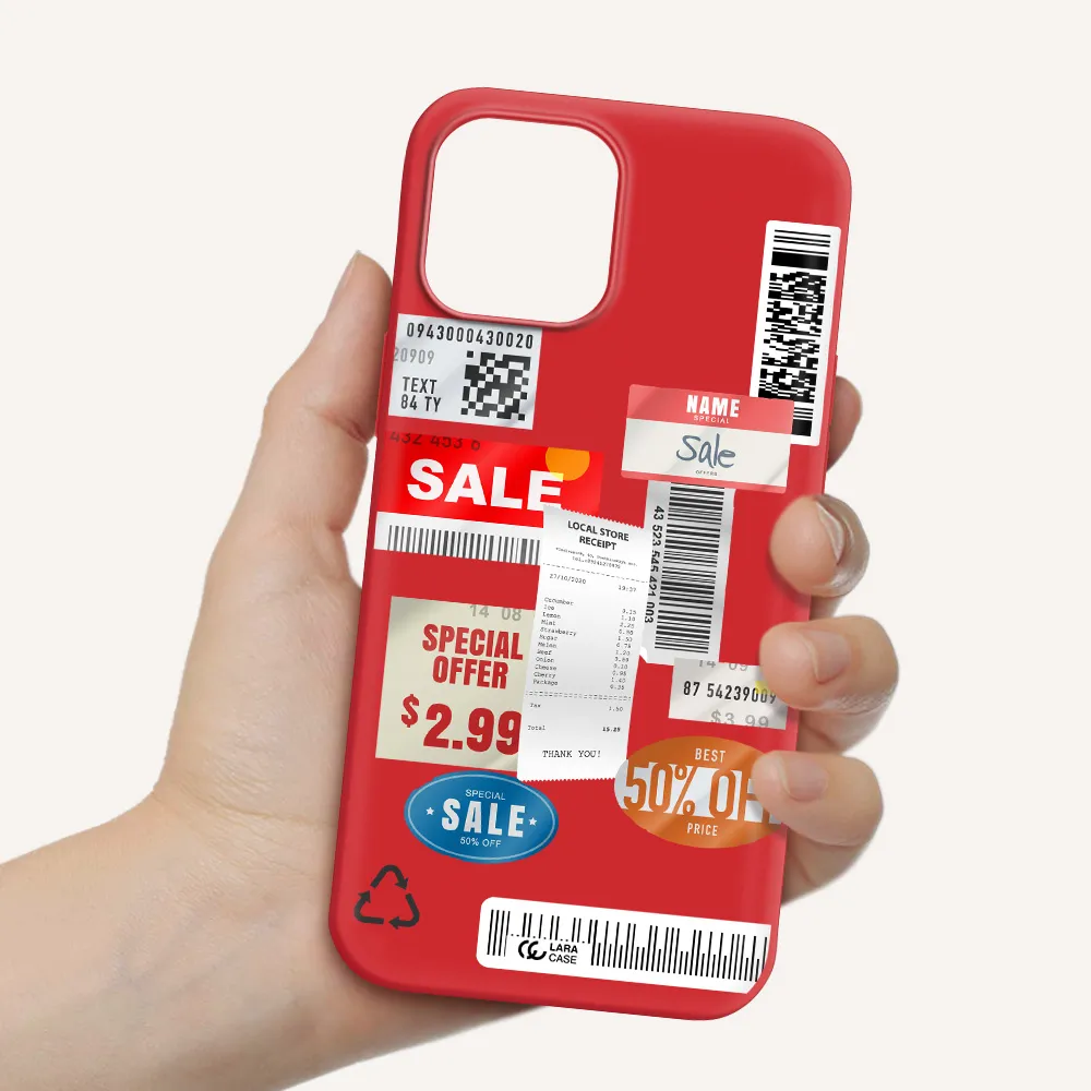 Sale Stickers Apple iPhone 12 pro Silicone Imperial Red Case