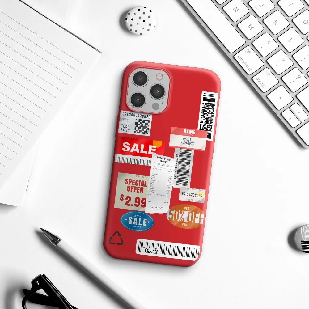 Sale Stickers Apple iPhone 12 pro Silicone Imperial Red Case