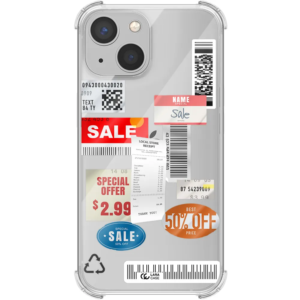 Sale Stickers Apple iPhone 13 mini Clear PC Case