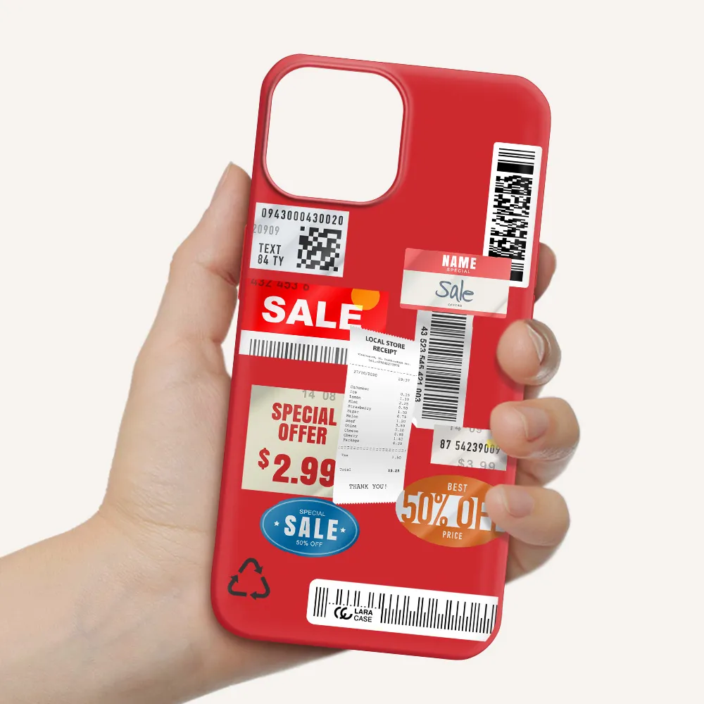 Sale Stickers Apple iPhone 13 mini Silicone Imperial Red Case