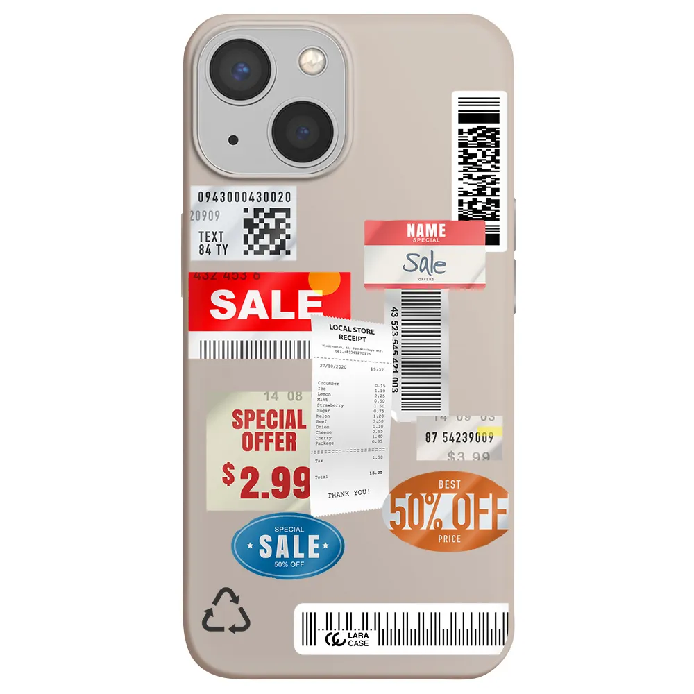 Sale Stickers Apple iPhone 13 mini Silicone Stone Case