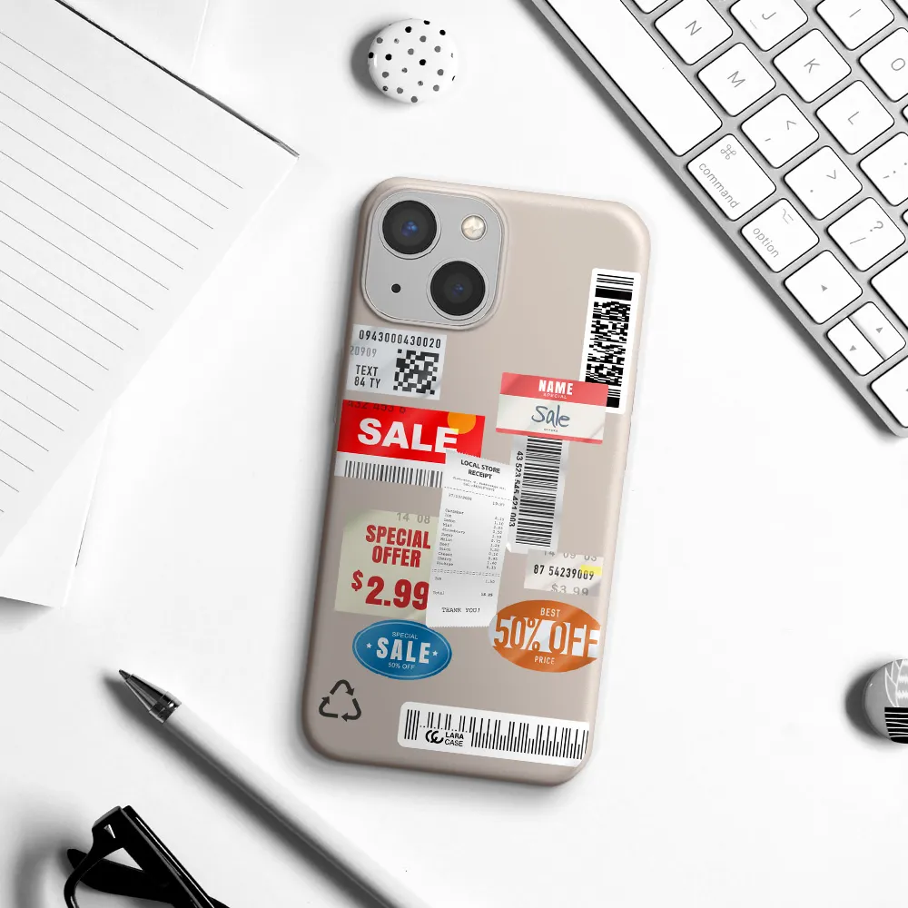 Sale Stickers Apple iPhone 13 mini Silicone Stone Case