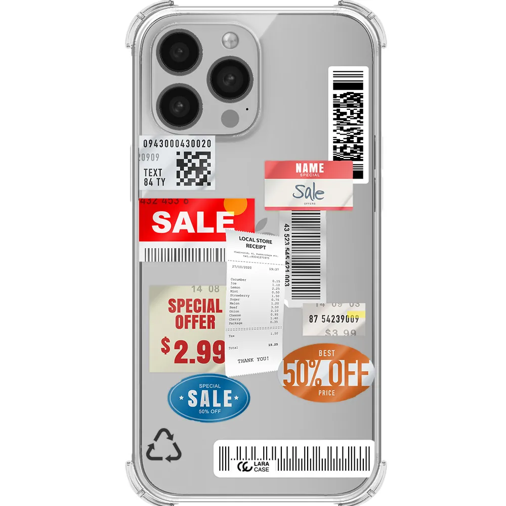 Sale Stickers Apple iPhone 13 Pro Clear PC Case