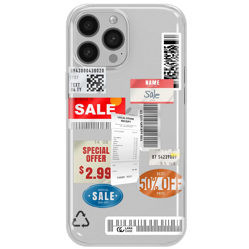 Sale Stickers Apple iPhone 13 Pro Clear TPU Case
