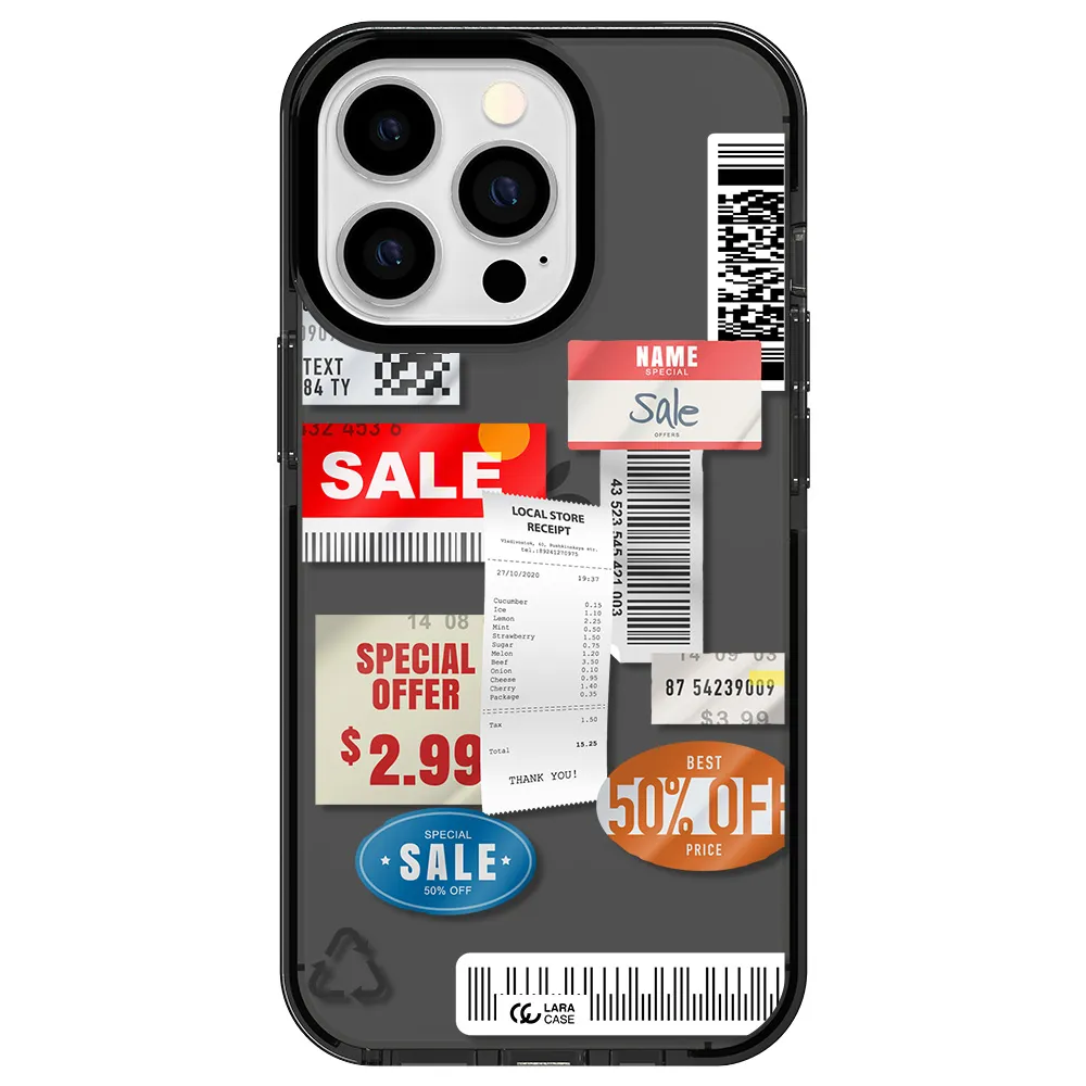 Sale Stickers Apple iPhone 13 Pro impact Smoke Black Case