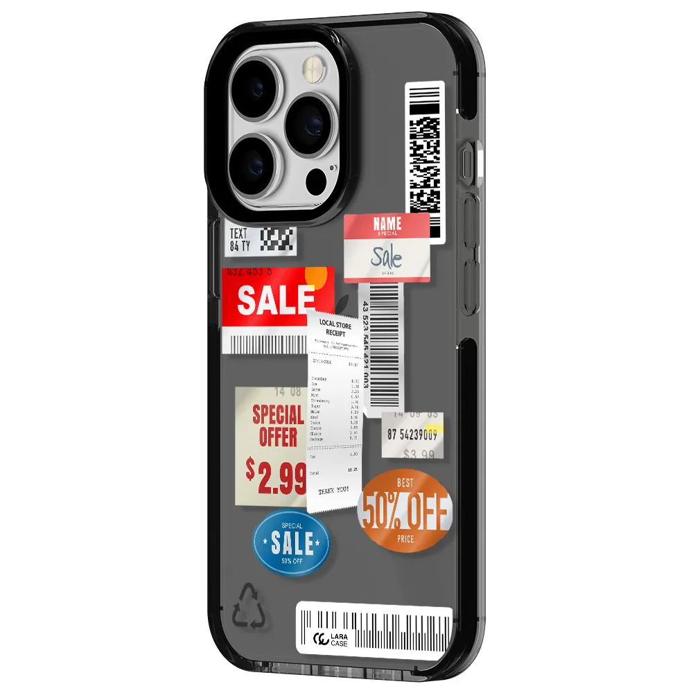 Sale Stickers Apple iPhone 13 Pro impact Smoke Black Case