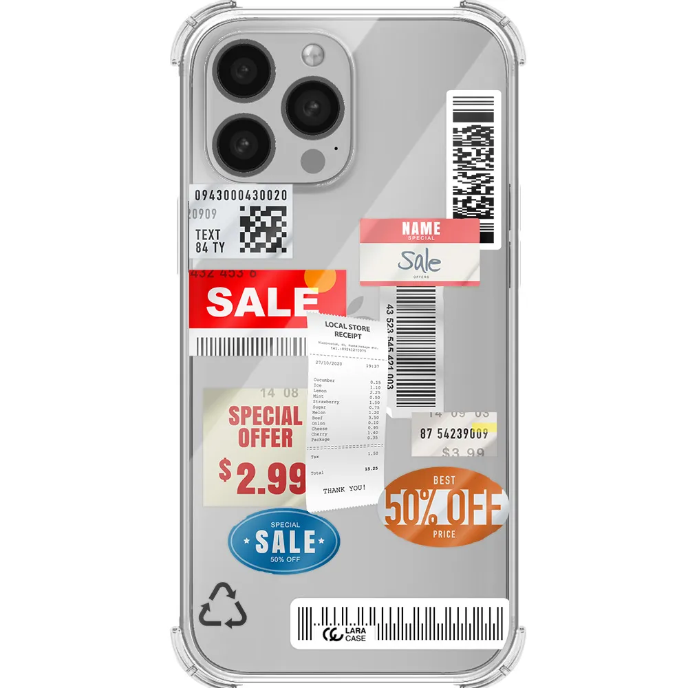 Sale Stickers Apple iPhone 13 Pro Max Clear PC Case