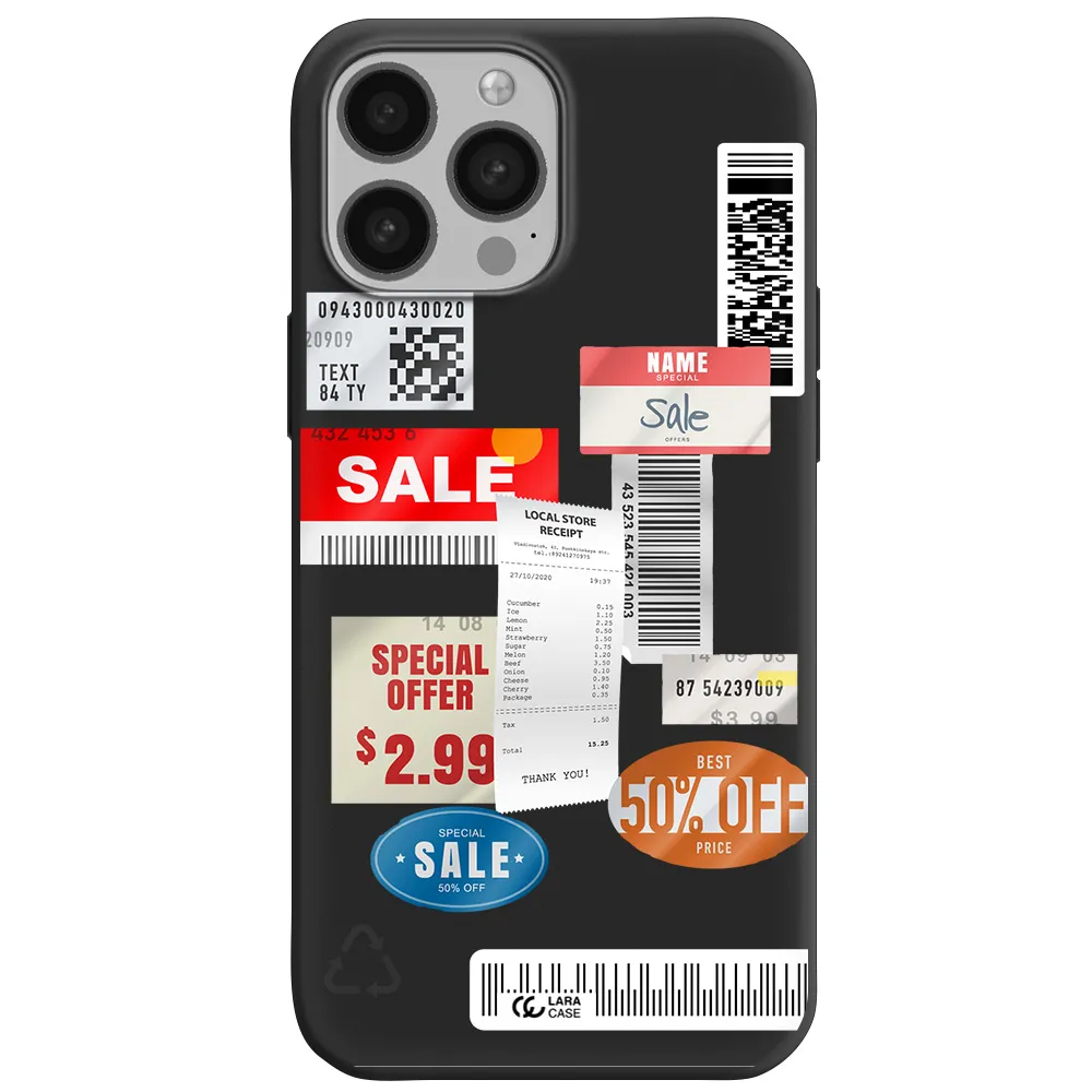 Sale Stickers Apple iPhone 13 Pro Max Silicone black Case
