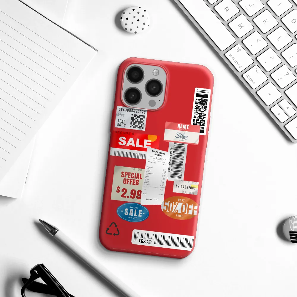 Sale Stickers Apple iPhone 13 Pro Silicone Imperial Red Case