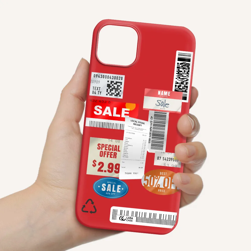 Sale Stickers Apple iPhone 14 Silicone Imperial Red Case