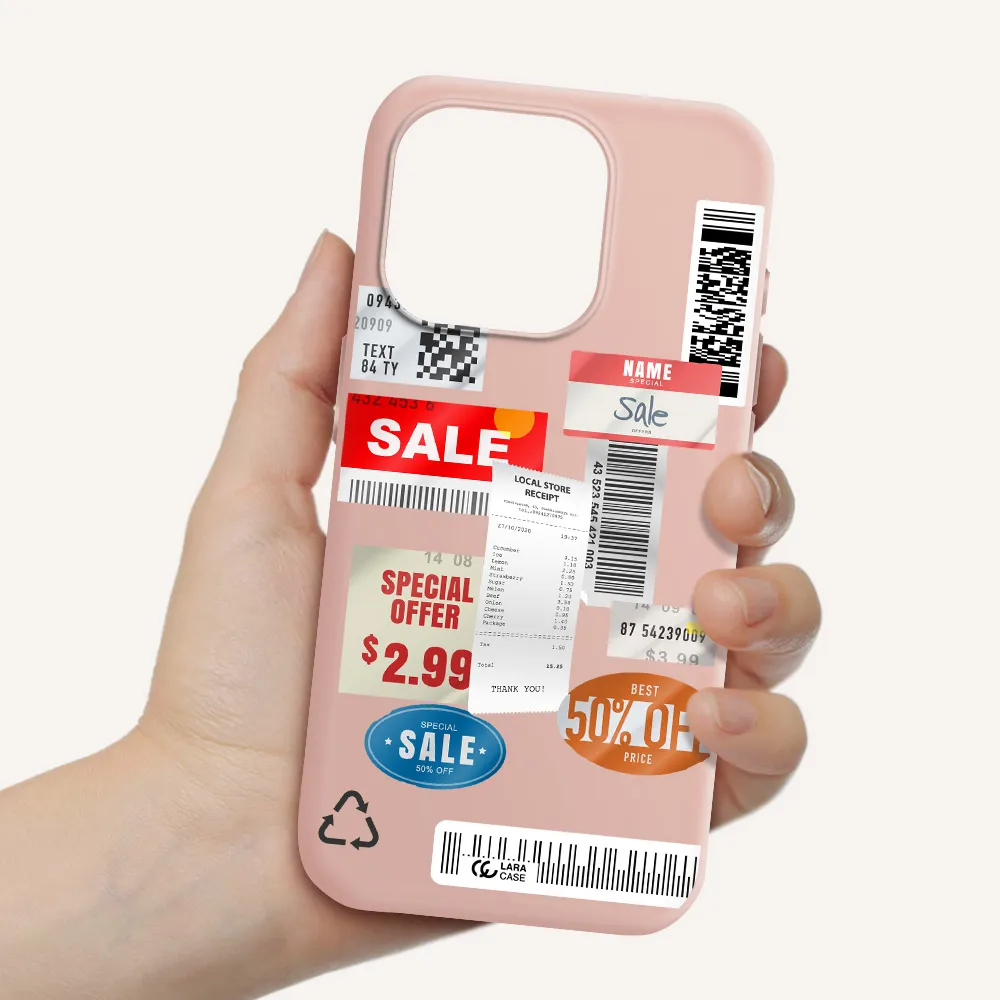 Sale Stickers Apple Iphone 15 Pro Silicone Pastel Pink Case