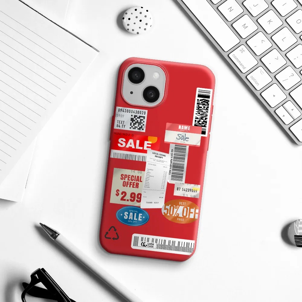 Sale Stickers Apple Iphone 15 Silicone Imperial Red Case