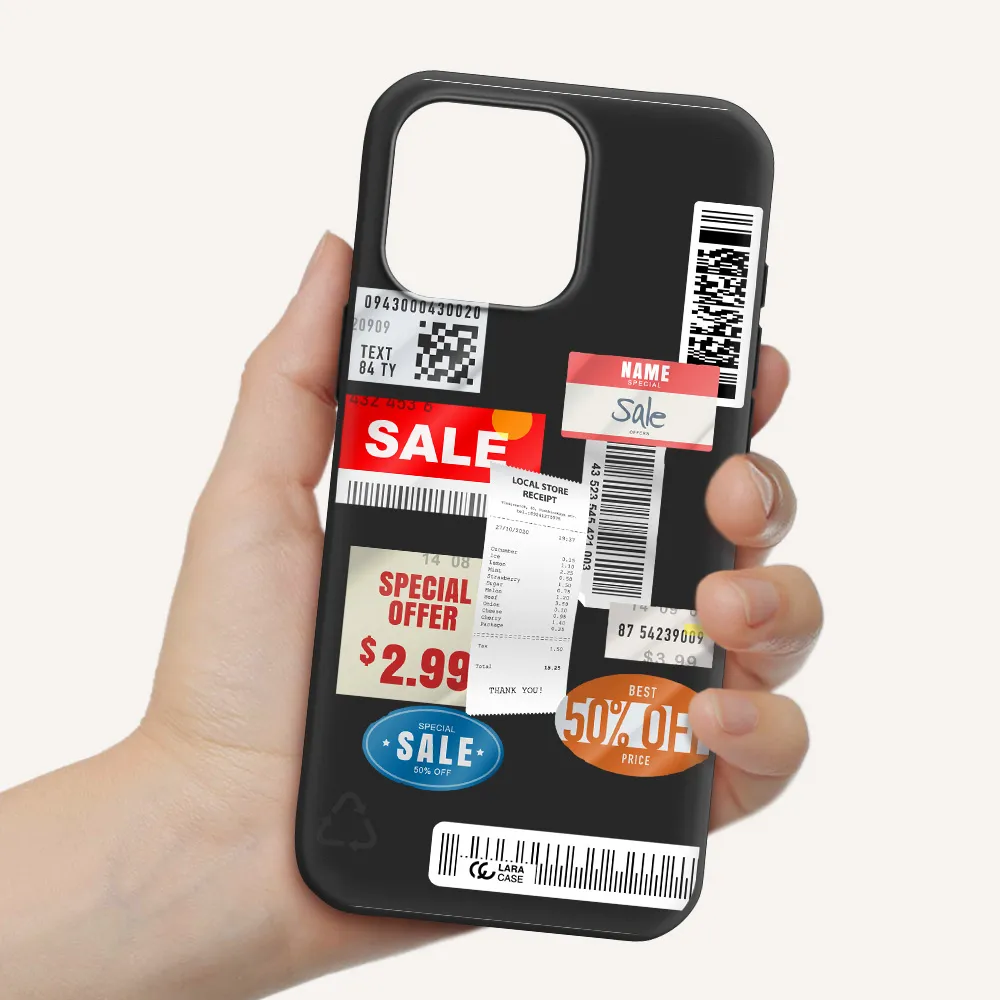 Sale Stickers Apple Iphone 16 Pro Max Silicone Black Case