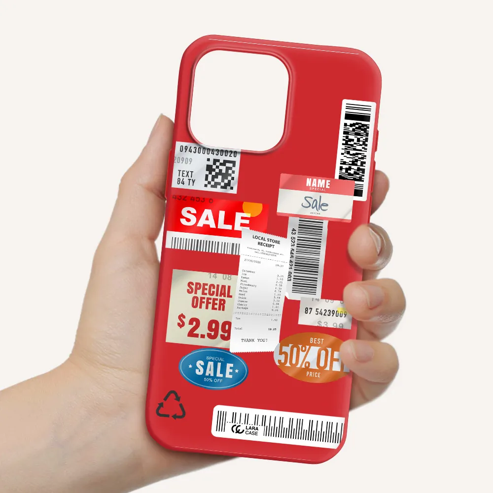 Sale Stickers Apple Iphone 16 Pro Max Silicone Imperial Red Case