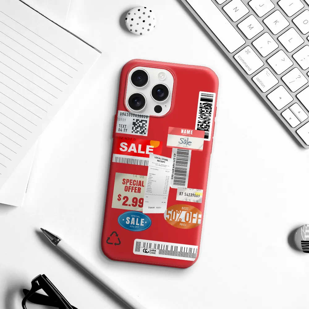 Sale Stickers Apple Iphone 16 Pro Max Silicone Imperial Red Case