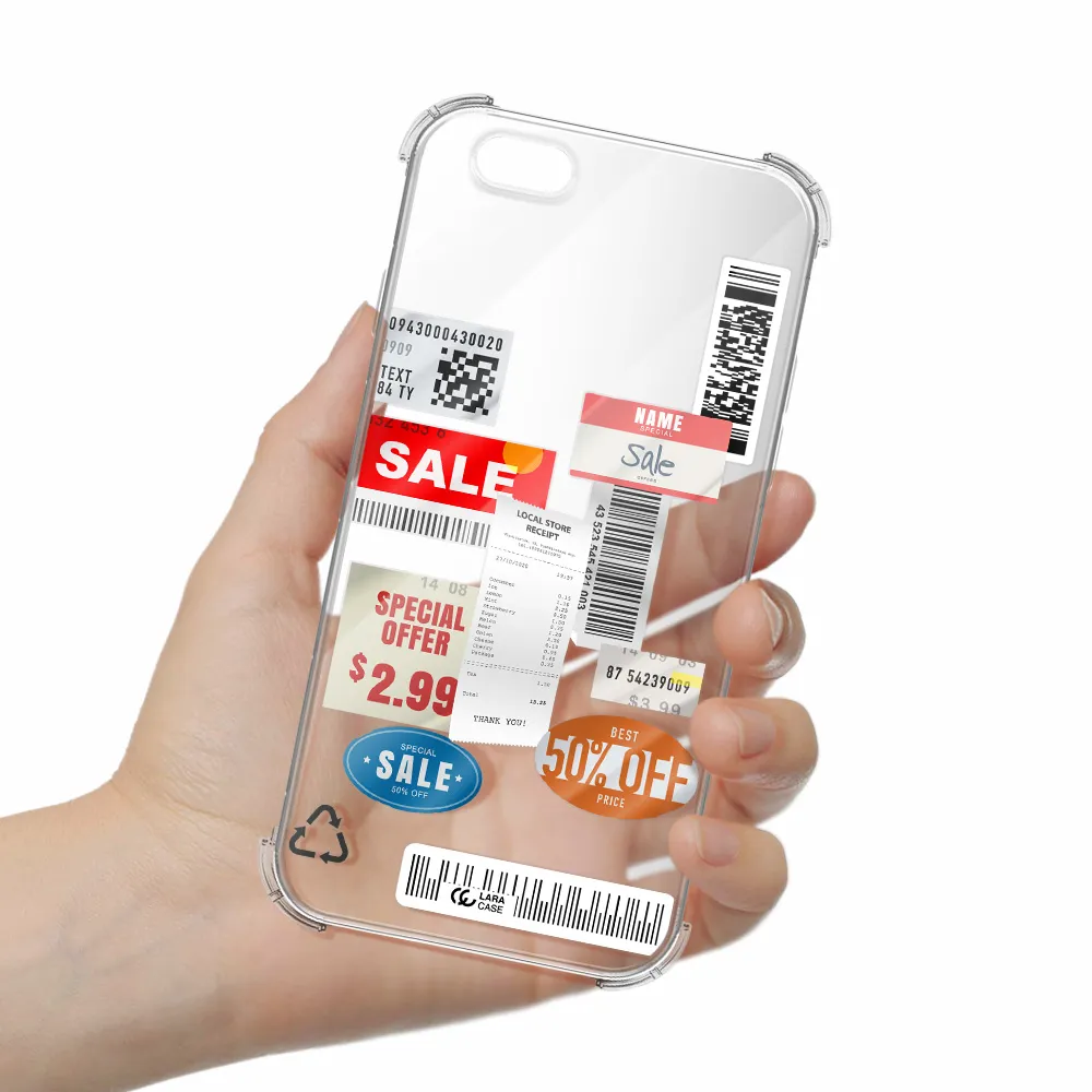 Sale Stickers Apple iPhone 6 Clear PC Case