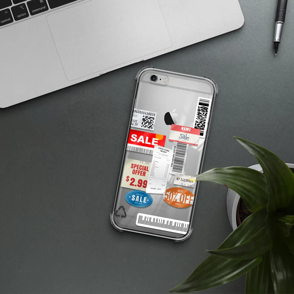Sale Stickers Apple iPhone 6 plus Clear PC Case