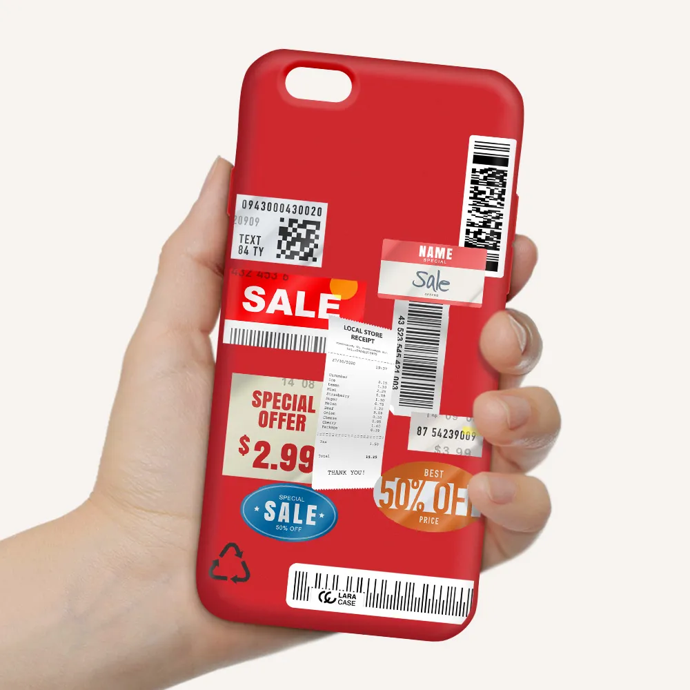 Sale Stickers Apple iPhone 6 Silicone Imperial Red Case