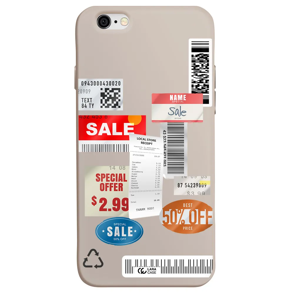 Sale Stickers Apple iPhone 6 Silicone Stone Case