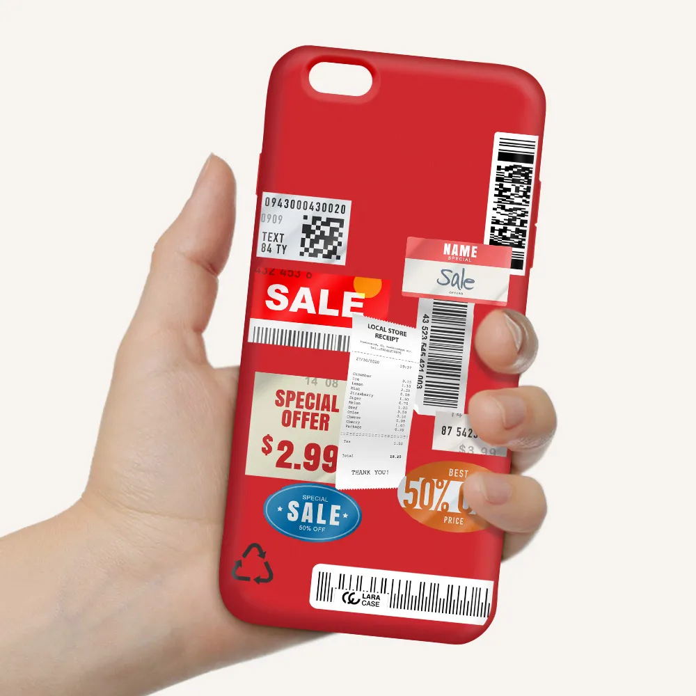 Sale Stickers Apple iPhone 6S Silicone Imperial Red Case
