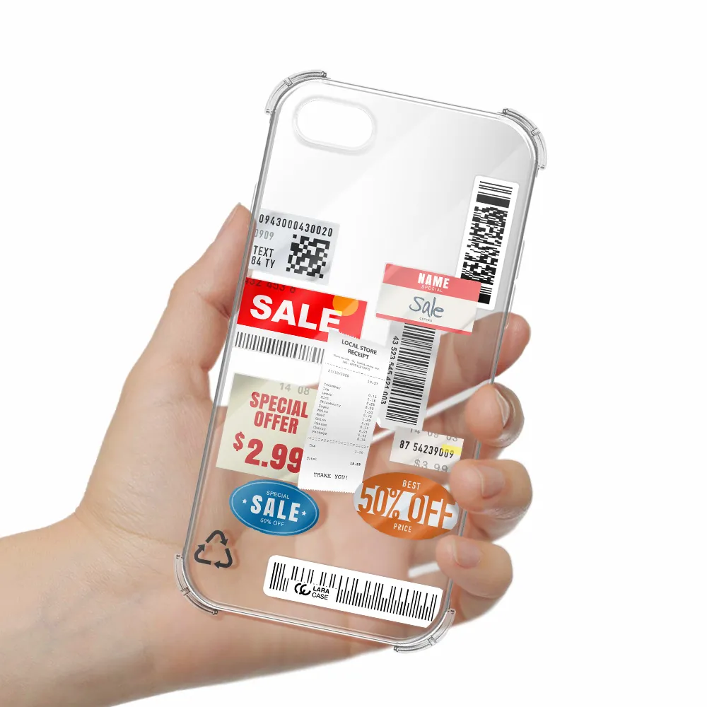 Sale Stickers Apple iPhone 8 Clear PC Case