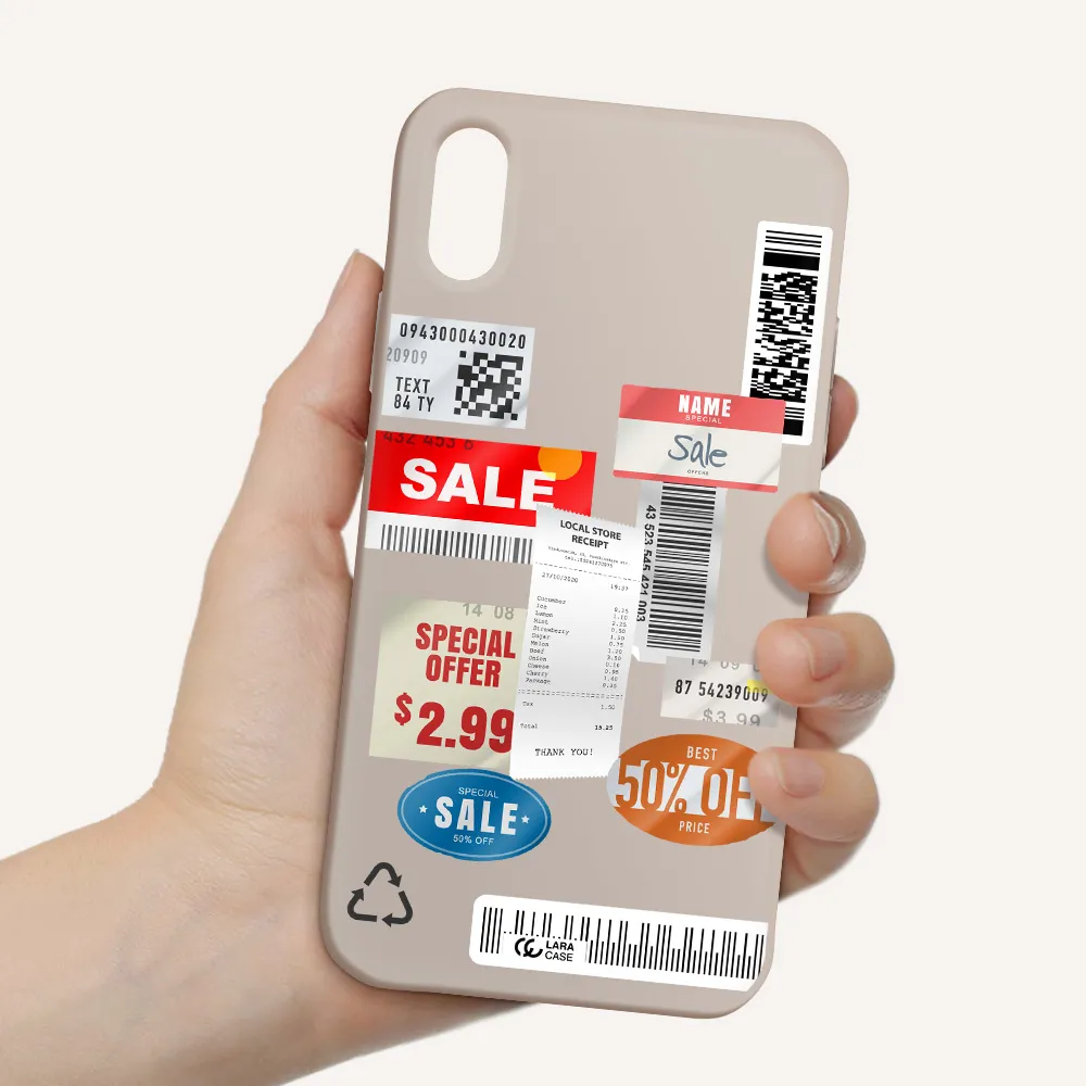 Sale Stickers Apple iPhone XS Silicone Stone Case