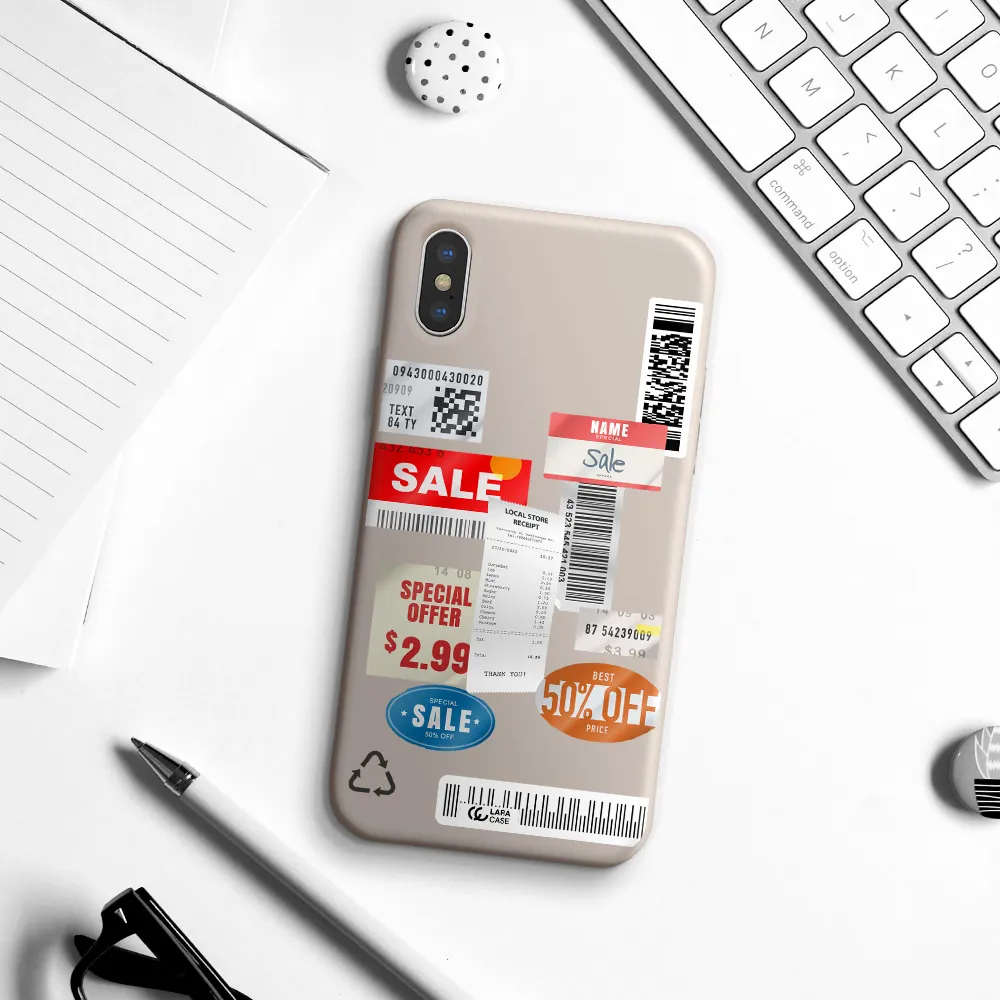 Sale Stickers Apple iPhone XS Silicone Stone Case