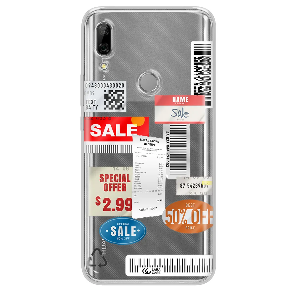 Sale Stickers Huawei P Smart Z Clear TPU Case