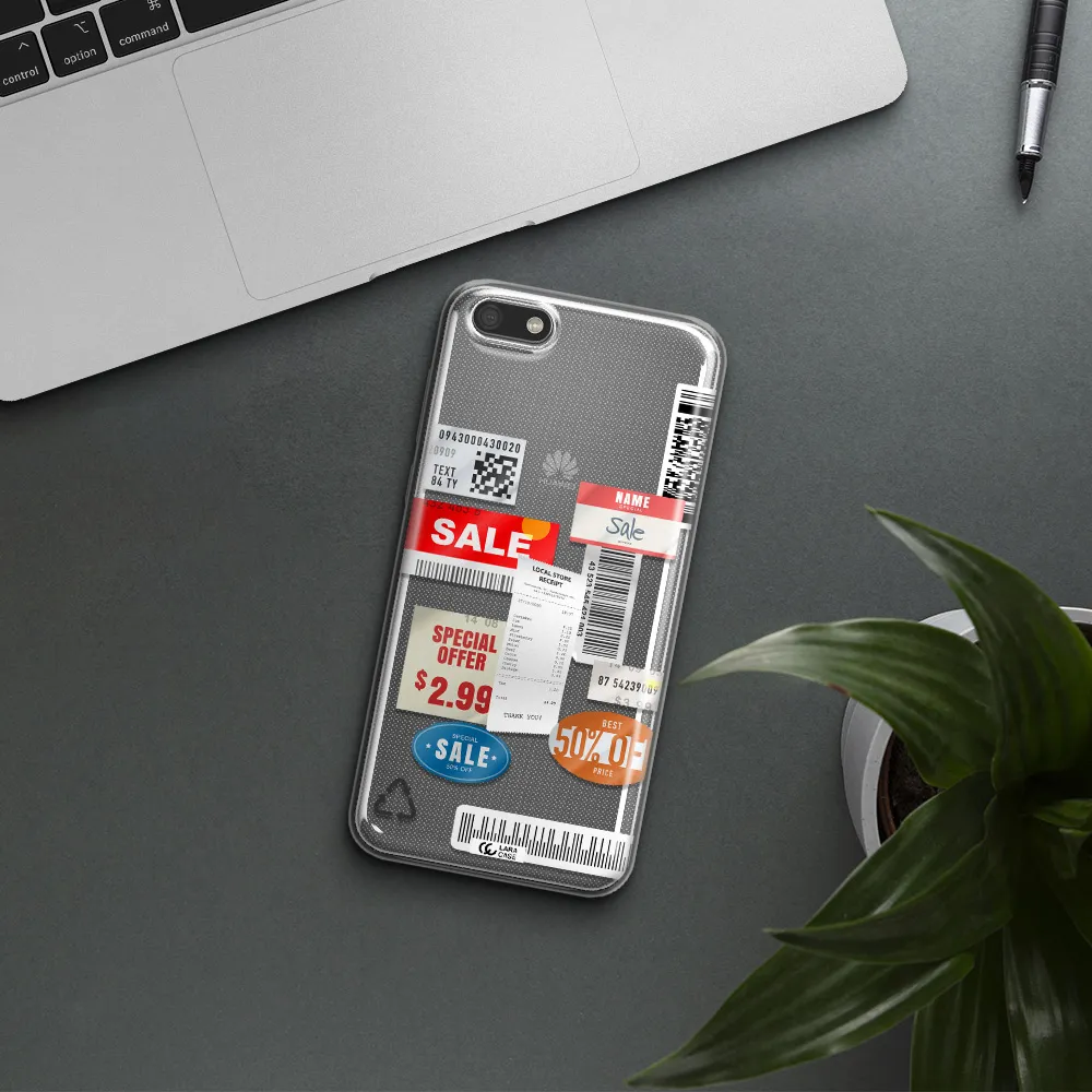 Sale Stickers Huawei Y5 2018 Clear TPU Case
