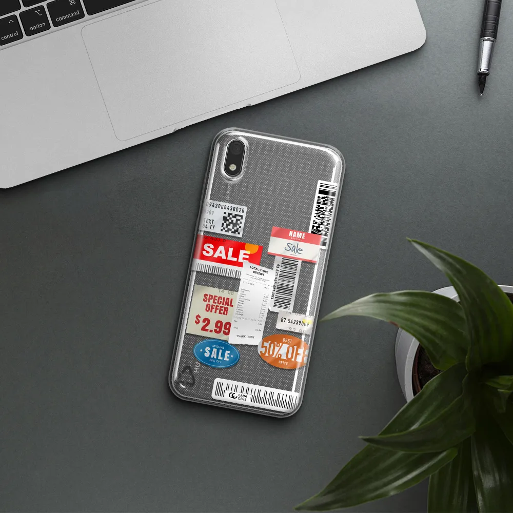 Sale Stickers Huawei Y5 2019 Clear TPU Case