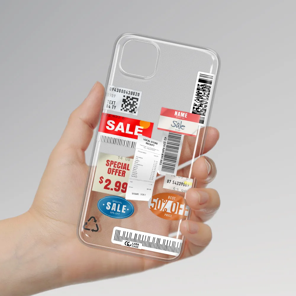 Sale Stickers Huawei Y5P Clear TPU Case