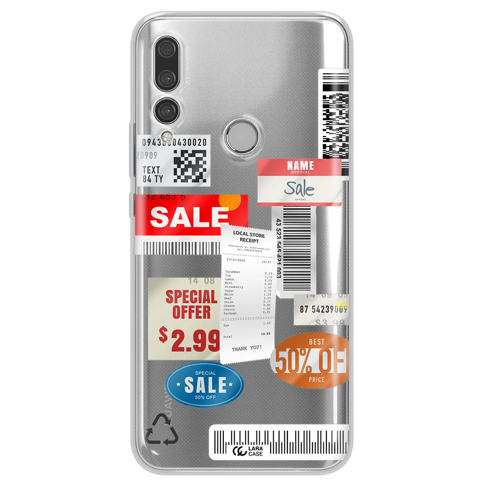 Sale Stickers Huawei Y9 Prime 2019 Clear TPU Case