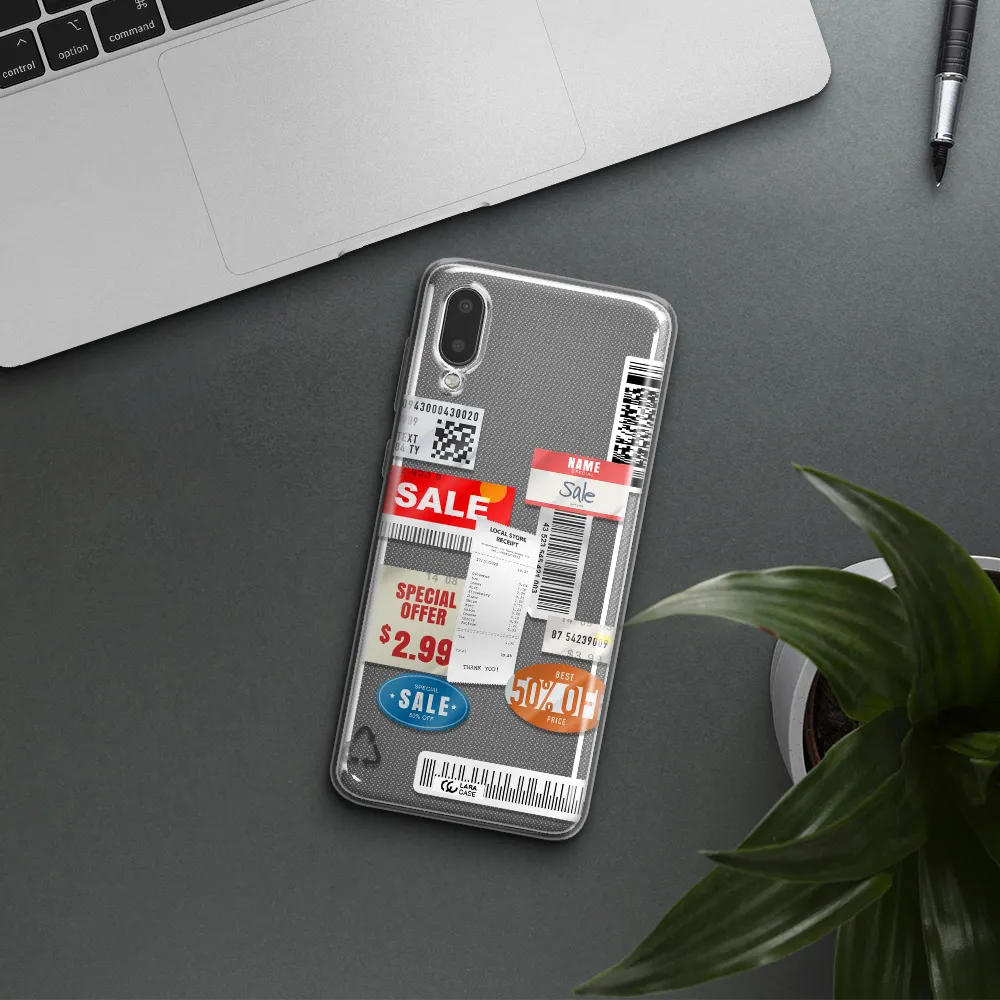 Sale Stickers Samsung A02 Clear TPU Case